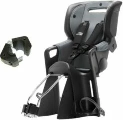 Britax Römer Jockey³Comfort Fahrrad-Sicherheitssitz Inkl. Zweithalterung, Black/Grey